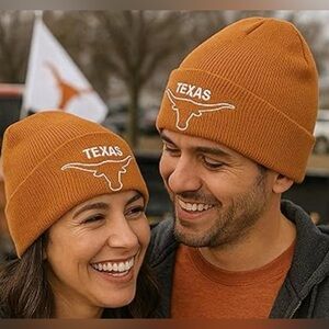 Texas Long Horns Officially Licensed Collegiate Product unisex Beanie OS